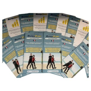 Lot 50 flyers BungyPump avec zone vide pour personnalisation