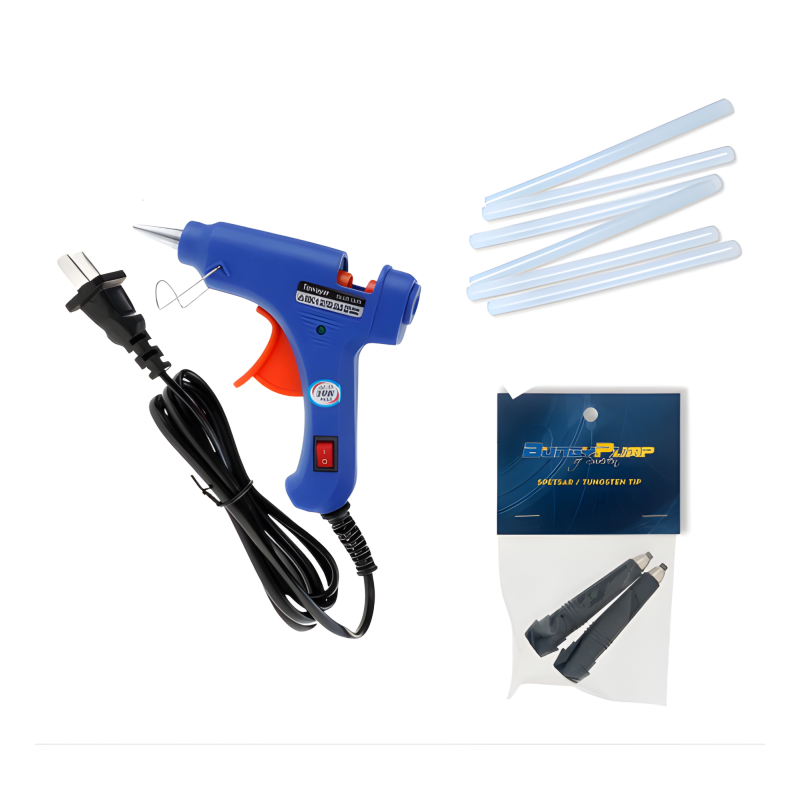 Pack pistolet à colle pour pointes bâtons de marche Pack pistolet à colle pour pointes bâtons de marche