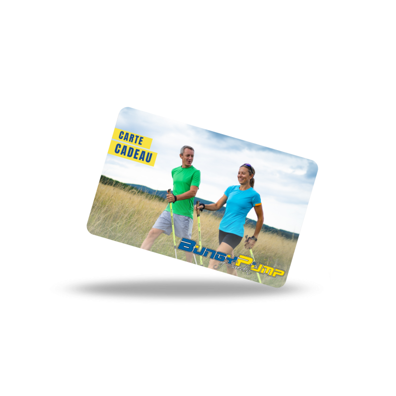 Carte Cadeau BungyPump 150 € – Offrez la marche dynamique en toute liberté