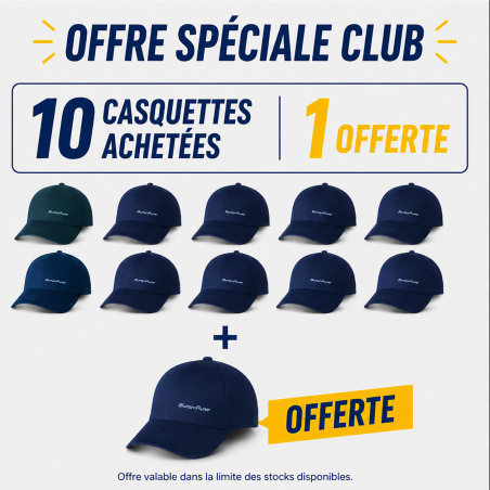 Lot 10 (-30% +1offerte) - Casquette BungyPump Performance – Ajustable à Scratch
