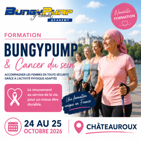 Formation BungyPump & Cancer du sein - Châteauroux (36) - 24- 25 Octobre 2026