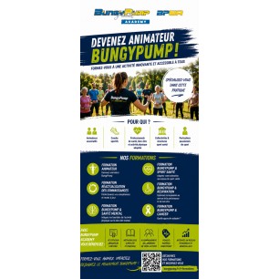 Roll-up BungyPump – Support de communication 85x200 cm