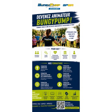 Roll-up BungyPump – Support de communication 85x200 cm