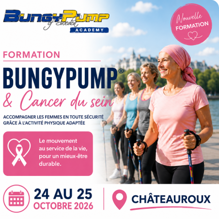 Formation BungyPump & Cancer du sein - Châteauroux (36) - 24- 25 Octobre 2026