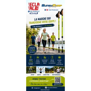 Roll-up BungyPump – Support de communication 85x200 cm