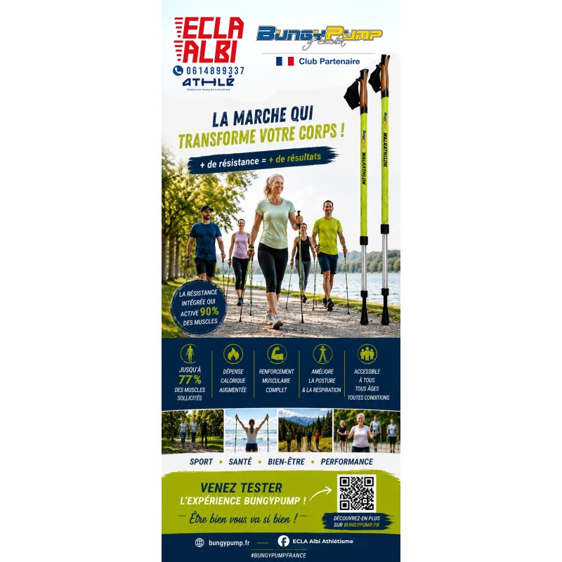 Roll-up BungyPump – Support de communication 85x200 cm