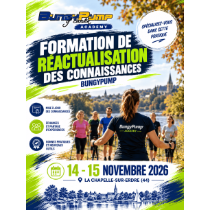 Formation de réactualisation des connaissances BungyPump - La Chapelle-Sur-Erdre (44) - 14 au 15 Novembre 2026