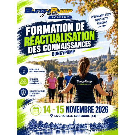 Formation de réactualisation des connaissances BungyPump - La Chapelle-Sur-Erdre (44) - 14 au 15 Novembre 2026