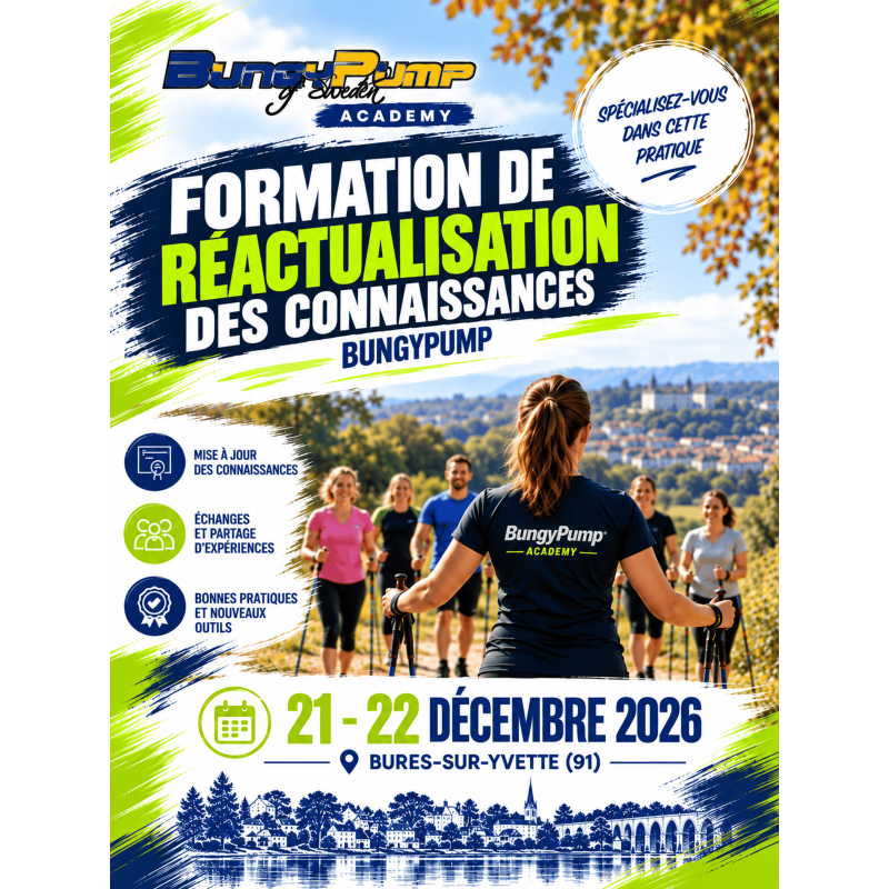 Formation de réactualisation des connaissances BungyPump - Bures-sur-Yvette (91) - 21 - 22 Décembre 2026