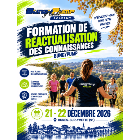 Formation de réactualisation des connaissances BungyPump - Bures-sur-Yvette (91) - 21 - 22 Décembre 2026
