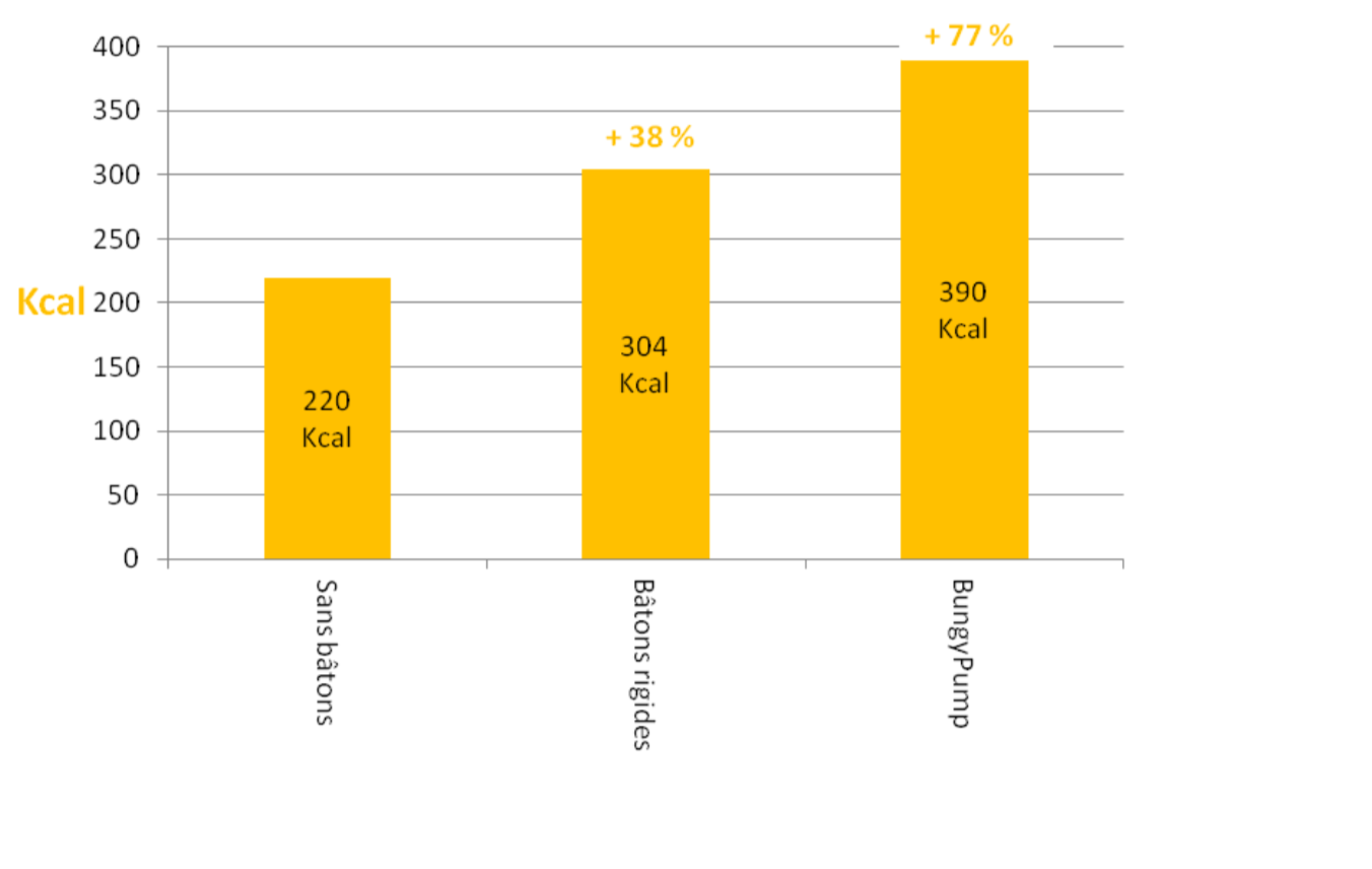 Graphique kilos-calories perdus