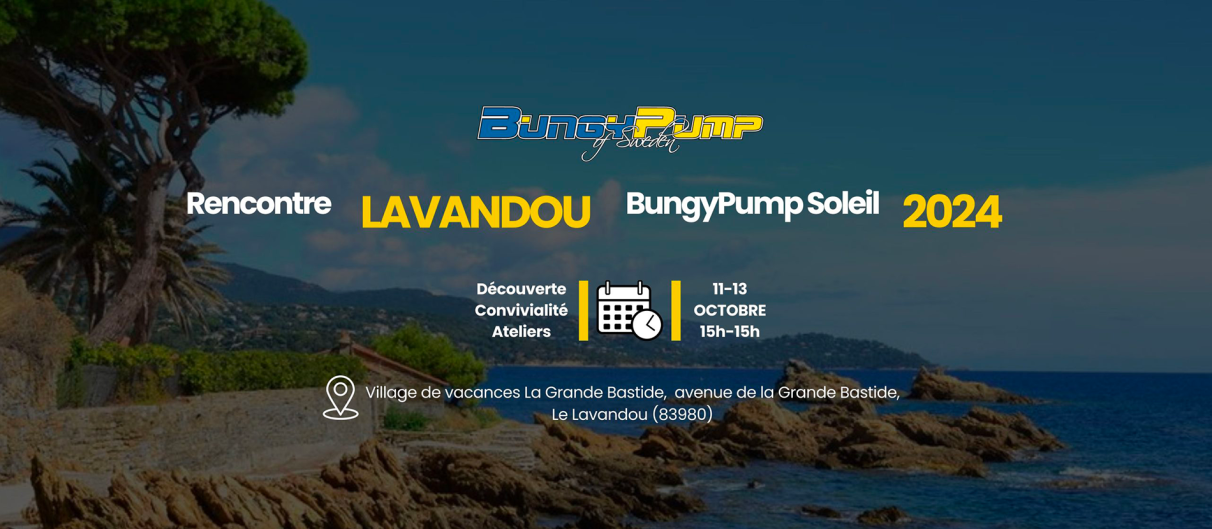 Rencontre BungyPump Soleil au Lavandou (83) du 11 au 13 octobre 2024