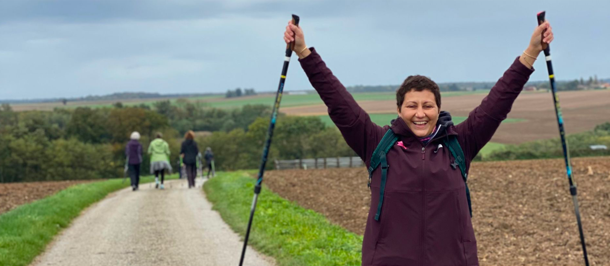 Témoignage de Amina ROUIBI : "Le BungyPump m’a aidée à me reconstruire après un cancer du sein"