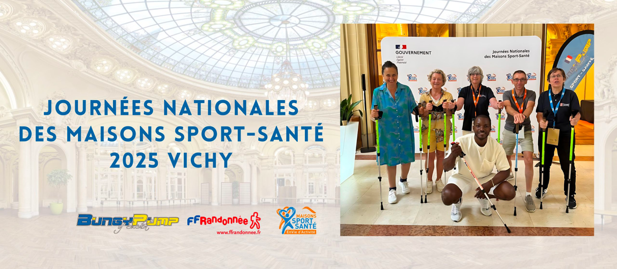 BungyPump & FFRandonnée aux Journées Nationales des Maisons Sport-Santé