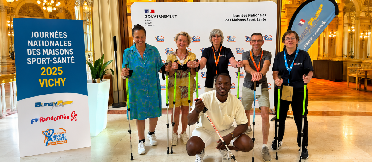 BungyPump & FFRandonnée aux Journées Nationales des Maisons Sport-Santé