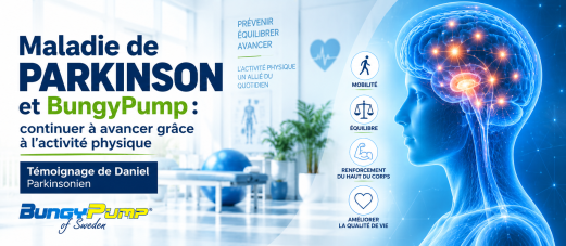 Maladie de Parkinson et BungyPump : continuer à avancer grâce à l’activité physique